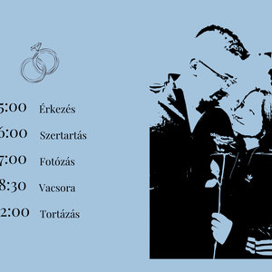 Személyre szabott, esküvői meghívó - művészet - grafika & illusztráció - digitális - Meska.hu