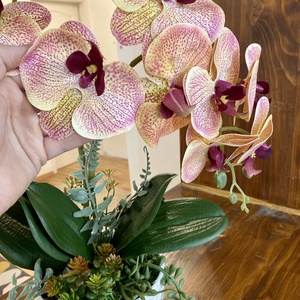 Trópusi hangulatú orchidea - otthon & életmód - dekoráció - asztal és polc dekoráció - asztaldísz - Meska.hu