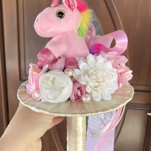 Unikornisos ballagási csokor - utolso- - otthon & életmód - dekoráció - Meska.hu