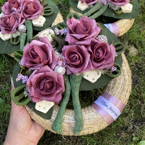 Mindenszentek koszorú - otthon & életmód - vallás - temetkezési tárgy - Meska.hu