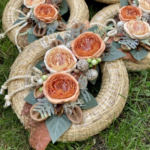 Mindenszentek koszorú - otthon & életmód - vallás - temetkezési tárgy - Meska.hu