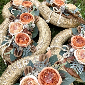 Mindenszentek koszorú - otthon & életmód - vallás - temetkezési tárgy - Meska.hu