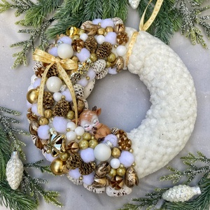 Adventi ajtódísz  - karácsony - adventi díszek - adventi ajtódísz - Meska.hu