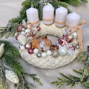 Adventi koszorú - Meska.hu