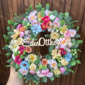 Tavaszi nyári ajtódísz  - otthon & életmód - dekoráció - ajtó- és ablak dekoráció - ajtódísz & kopogtató - Meska.hu