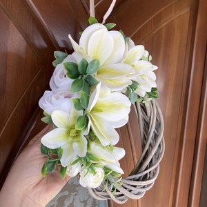 Magnólia ajtódísz - otthon & életmód - dekoráció - ajtó- és ablak dekoráció - ajtódísz & kopogtató - Meska.hu