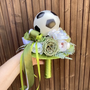 Ovis ballagási csokor focis - otthon & életmód - dekoráció - Meska.hu