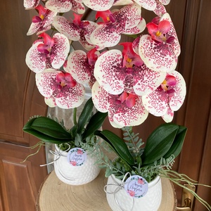 Anyák napi orchidea asztaldísz - otthon & életmód - dekoráció - asztal és polc dekoráció - asztaldísz - Meska.hu