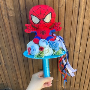 Pókember ovis ballagási csokor - otthon & életmód - dekoráció - virágdísz és tartó - csokor & virágdísz - Meska.hu