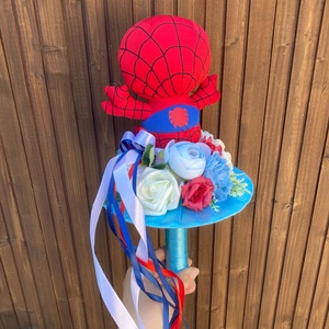 Pókember ovis ballagási csokor - otthon & életmód - dekoráció - virágdísz és tartó - csokor & virágdísz - Meska.hu