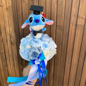 Stitch ballagási csokor - Meska.hu