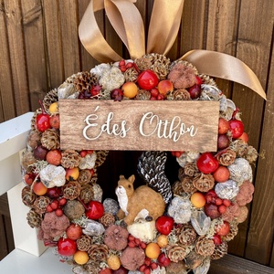 Őszi ajtódísz - otthon & életmód - dekoráció - ajtó- és ablak dekoráció - ajtódísz & kopogtató - Meska.hu