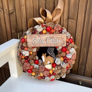 Őszi ajtódísz - otthon & életmód - dekoráció - ajtó- és ablak dekoráció - ajtódísz & kopogtató - Meska.hu