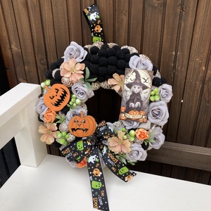 Halloween ajtódísz - otthon & életmód - dekoráció - ajtó- és ablak dekoráció - ajtódísz & kopogtató - Meska.hu