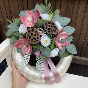 Sírdísz 30 cm - otthon & életmód - vallás - temetkezési tárgy - sírkoszorú, kegyeleti koszorú - Meska.hu