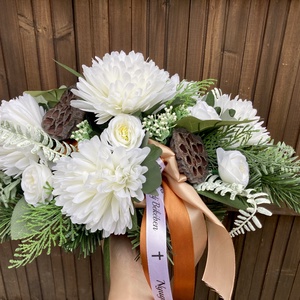 45 cm krizantm sírdísz  - Meska.hu
