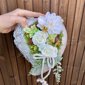 Betonkaspós sírdísz 18 cm - Meska.hu