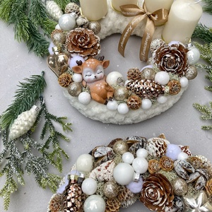 Adventi koszorú - karácsony - adventi díszek - adventi koszorú - Meska.hu