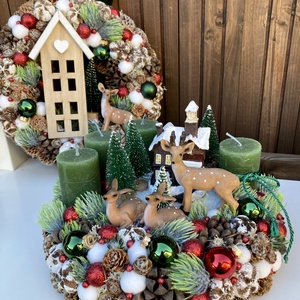 Adventi ajtódísz  - karácsony - adventi díszek - adventi ajtódísz - Meska.hu Adventi ajtódísz  - karácsony - adventi díszek - adventi ajtódísz - Meska.hu