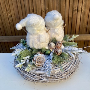 Téli adventi asztaldísz - karácsony - adventi díszek - adventi asztaldísz - Meska.hu Téli adventi asztaldísz - karácsony - adventi díszek - adventi asztaldísz - Meska.hu