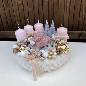 Adventi koszorú  - karácsony - adventi díszek - adventi koszorú - Meska.hu Adventi koszorú  - karácsony - adventi díszek - adventi koszorú - Meska.hu