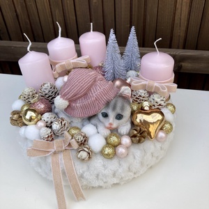 Adventi koszorú  - Meska.hu