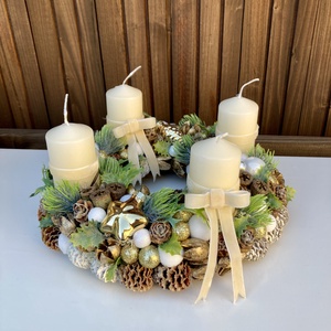 Adventi koszorú  - Meska.hu