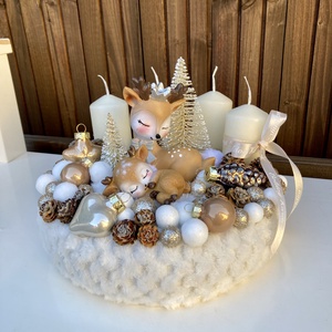 Adventi koszorú  - Meska.hu