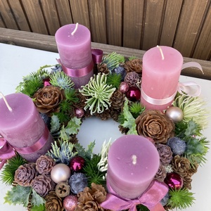 Adventi koszorú  - karácsony - adventi díszek - adventi koszorú - Meska.hu