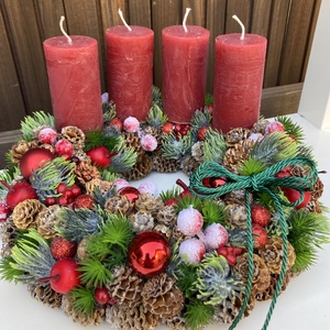 Adventi koszorú  - Meska.hu