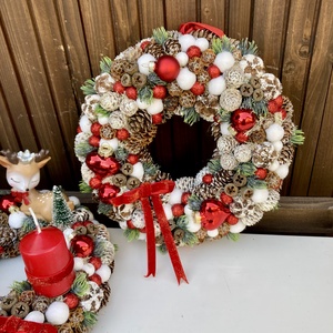 Adventi ajtódísz - Meska.hu