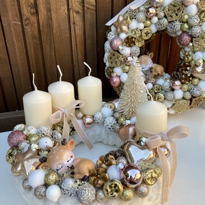 Adventi koszorú - karácsony - adventi díszek - adventi koszorú - Meska.hu