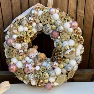 Adventi ajtódísz - karácsony - adventi díszek - adventi ajtódísz - Meska.hu