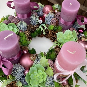Adventi koszorú  - karácsony - adventi díszek - adventi koszorú - Meska.hu