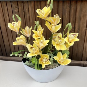 Orchidea asztaldísz különlegess�g - Meska.hu