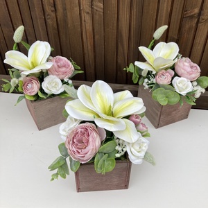 Magnólia asztaldísz 16 cm, Otthon & Életmód, Dekoráció, Virágdekoráció, Virágdíszek, Asztali virágdísz, Virágkötés, MESKA