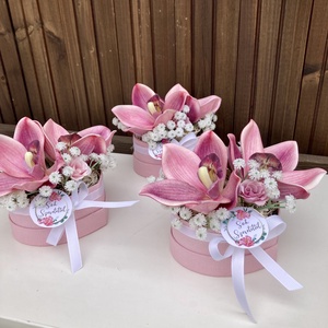 Orchidea ajándék virágbox - otthon & életmód - virágdekoráció - virágok - virágbox - Meska.hu