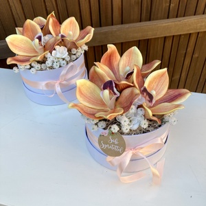 Orchidea ajándék virágbox - Meska.hu