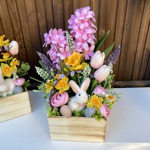 Húsvéti nagy asztaldísz 35 cm - Meska.hu