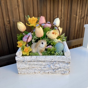 Húsvéti asztaldísz 26 cm - Meska.hu