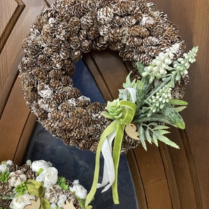 Téli ajtódísz  - otthon & életmód - dekoráció - ajtó- és ablak dekoráció - ajtódísz & kopogtató - Meska.hu