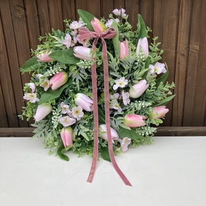 Tulipános ajtódísz - Meska.hu