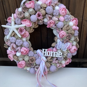 Pasztell ajtódísz 30 cm - otthon & életmód - dekoráció - ajtó- és ablak dekoráció - ajtódísz & kopogtató - Meska.hu