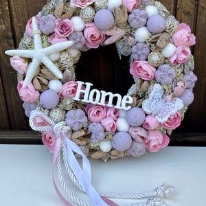 Pasztell ajtódísz 25 cm - otthon & életmód - dekoráció - ajtó- és ablak dekoráció - ajtódísz & kopogtató - Meska.hu