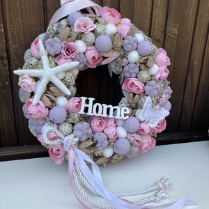 Pasztell ajtódísz 25 cm - otthon & életmód - dekoráció - ajtó- és ablak dekoráció - ajtódísz & kopogtató - Meska.hu