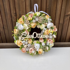 Tavaszi-nyári kopogtató - otthon & életmód - dekoráció - ajtó- és ablak dekoráció - ajtódísz & kopogtató - Meska.hu