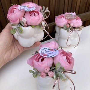 Nőnapi aj�nd�k  - otthon & életmód - virágdekoráció - virágdíszek - virágdísz kaspóban - Meska.hu