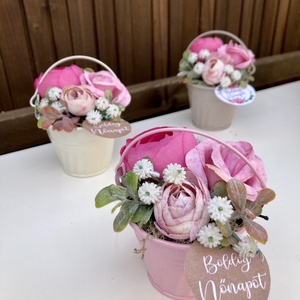 Nőnapi aj�nd�k  - otthon & életmód - virágdekoráció - virágdíszek - virágdísz kaspóban - Meska.hu