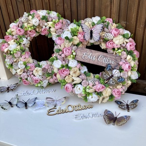 Tavaszi-nyári 30 cm ajtódísz  - otthon & életmód - dekoráció - ajtó- és ablak dekoráció - ajtódísz & kopogtató - Meska.hu