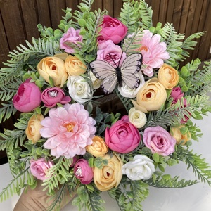 Tavaszi ny�ri  ajtódísz  - otthon & életmód - dekoráció - ajtó- és ablak dekoráció - ajtódísz & kopogtató - Meska.hu